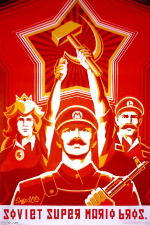 Soviet super mario bros | image tagged in soviet super mario bros | made w/ Imgflip meme maker