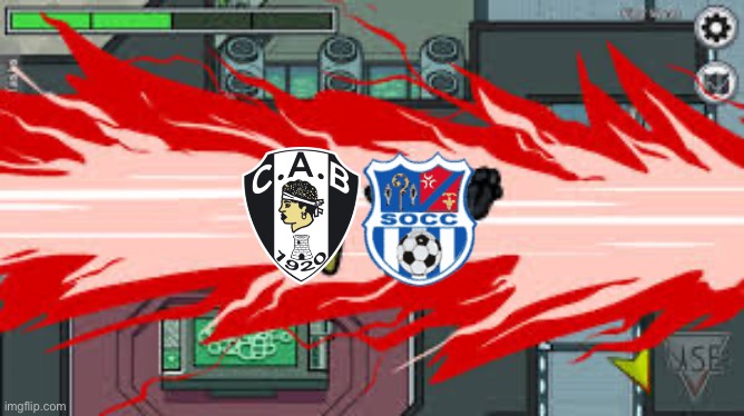 CA Bastia Kills Cassis | image tagged in among us death,ca bastia | made w/ Imgflip meme maker
