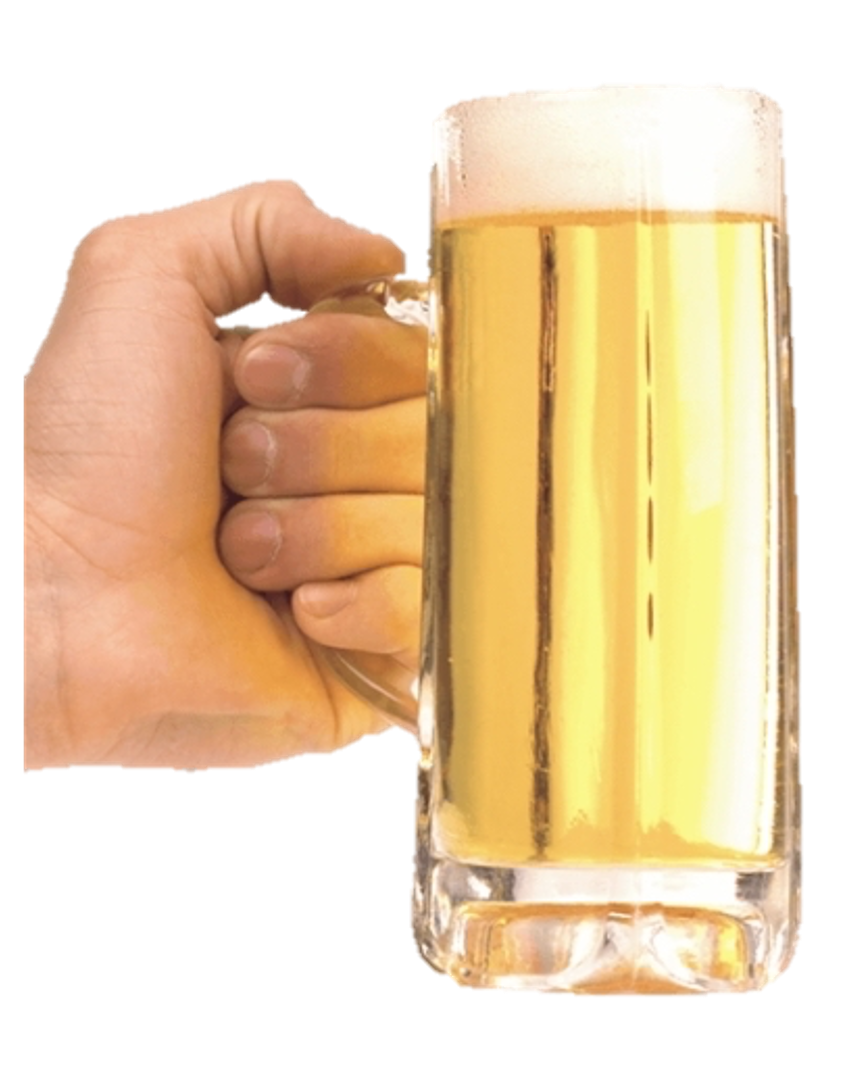 Hand holding beer Blank Meme Template
