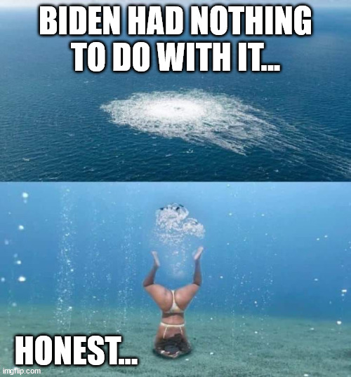 Biden is innocent... | BIDEN HAD NOTHING TO DO WITH IT... HONEST... | image tagged in pipeline,wreck | made w/ Imgflip meme maker