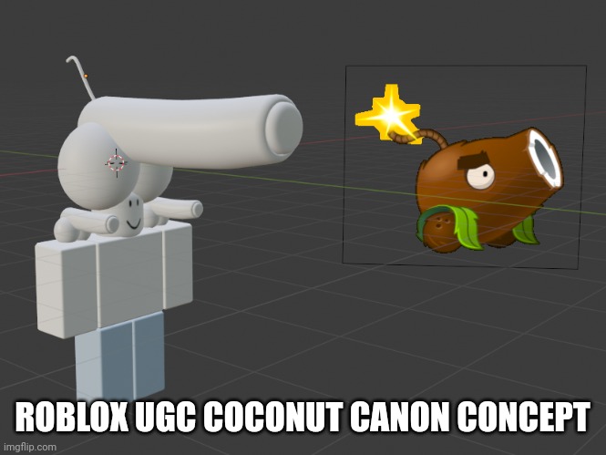 ROBLOX UGC COCONUT CANON CONCEPT | made w/ Imgflip meme maker