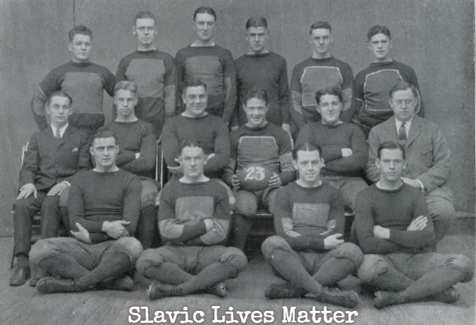 1923 New Hampshire Football Team | Slavic Lives Matter | image tagged in 1923 new hampshire football team,slavic,nh,new hampshire,freddie fingaz | made w/ Imgflip meme maker