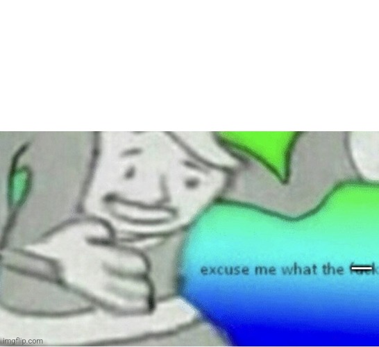 Excuse me wtf blank template | _ | image tagged in excuse me wtf blank template | made w/ Imgflip meme maker