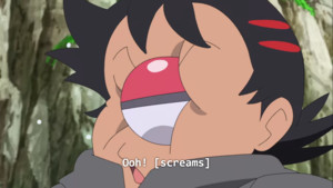 pokemon Goh pokeball face Blank Template - Imgflip