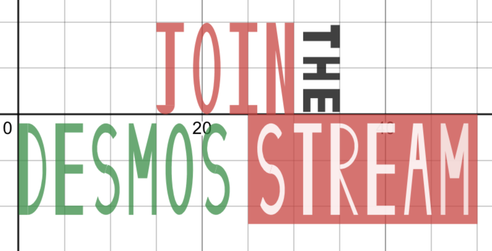 Join the Desmos stream Blank Meme Template