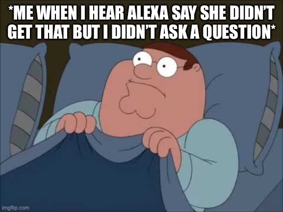 When Alexa Talks Without A Question - Imgflip