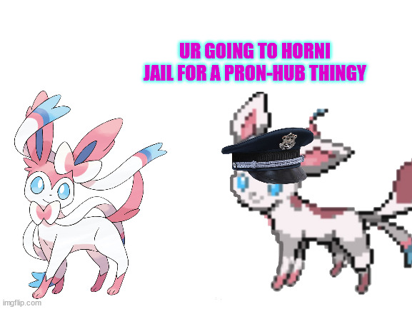 i stole your hat | UR GOING TO HORNI JAIL FOR A PRON-HUB THINGY | made w/ Imgflip meme maker