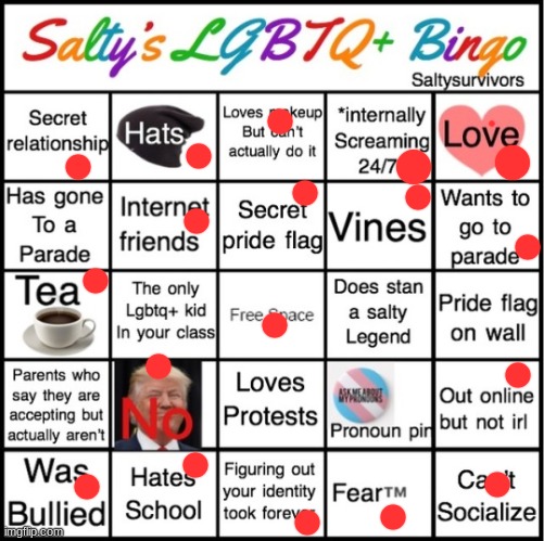 The Pride Bingo | image tagged in the pride bingo | made w/ Imgflip meme maker