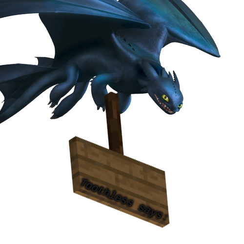 Toothless says (HTTYD) Blank Meme Template