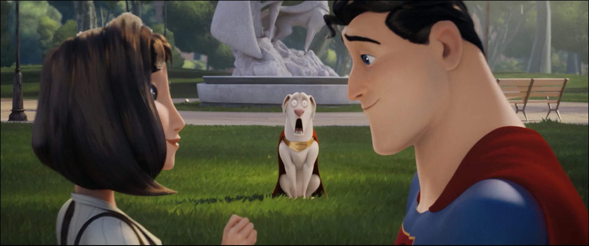 High Quality Krypto shocked about Superman and Lois Blank Meme Template