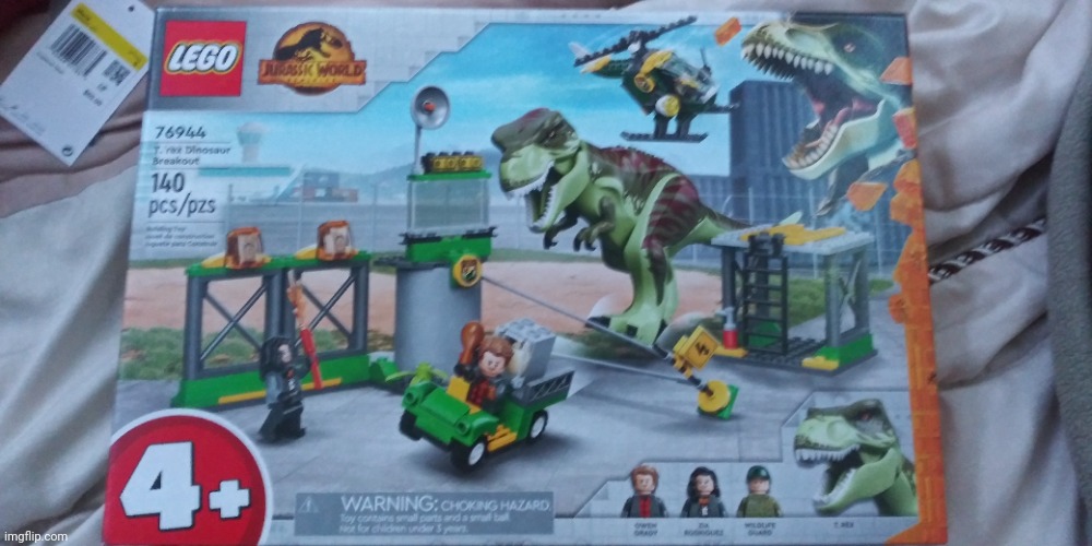 I got this rn and im about to open it :) | image tagged in lego,jurassic world | made w/ Imgflip meme maker