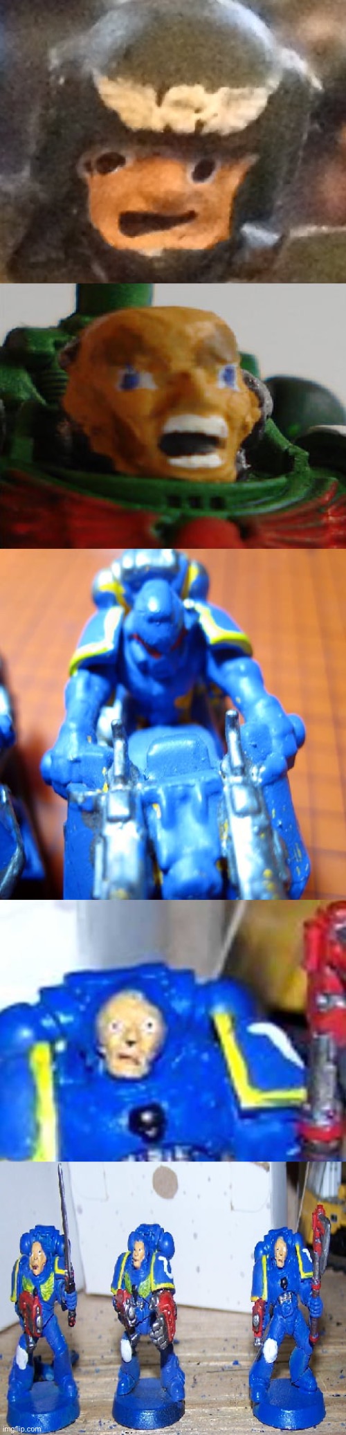 The worst paint jobs in history | image tagged in memes,warhammer40k | made w/ Imgflip meme maker