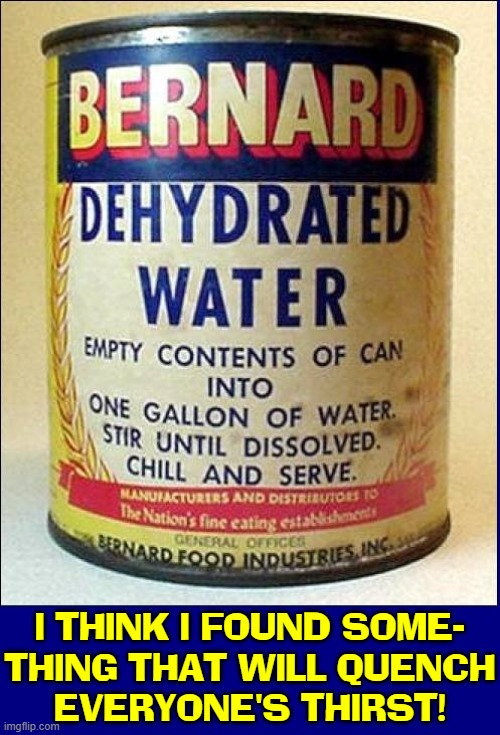 If you thirst for humor, thirst no more! | I THINK I FOUND SOME-
THING THAT WILL QUENCH
EVERYONE'S THIRST! | image tagged in vince vance,dehydrated,water,can,thirsty,memes | made w/ Imgflip meme maker