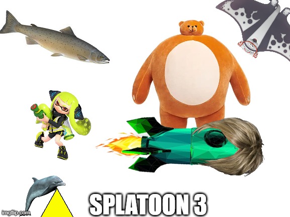 Blank White Template | SPLATOON 3 | image tagged in blank white template | made w/ Imgflip meme maker