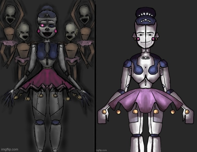 which one is better (left is old, right is redraw) | made w/ Imgflip meme maker
