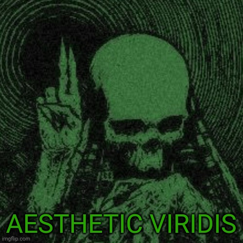 AESTHETIC VIRIDIS | made w/ Imgflip meme maker