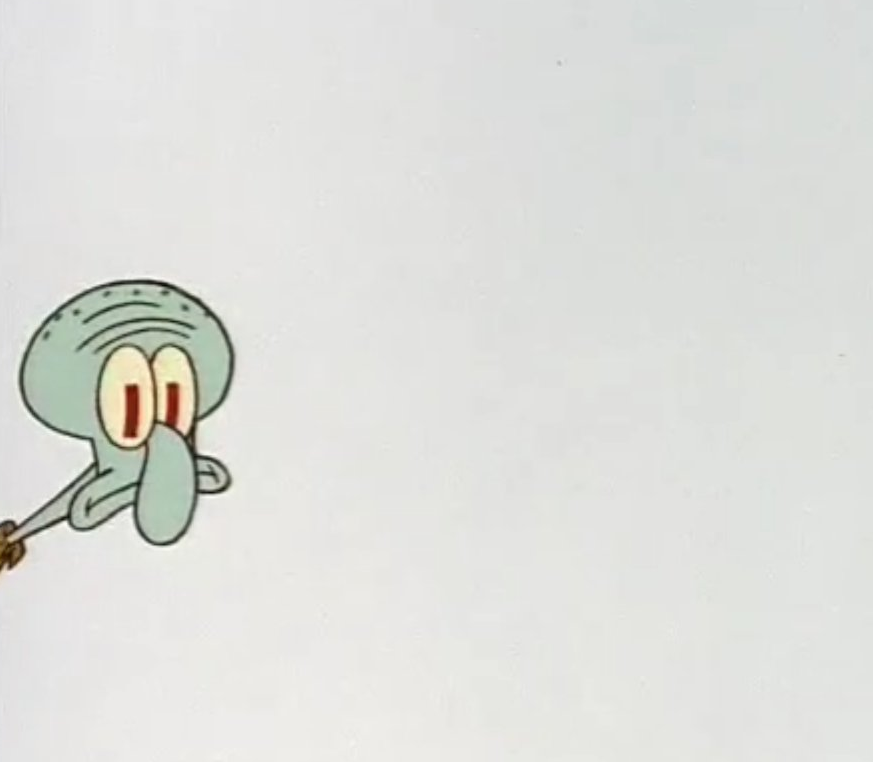 Starring Squidward Blank Meme Template