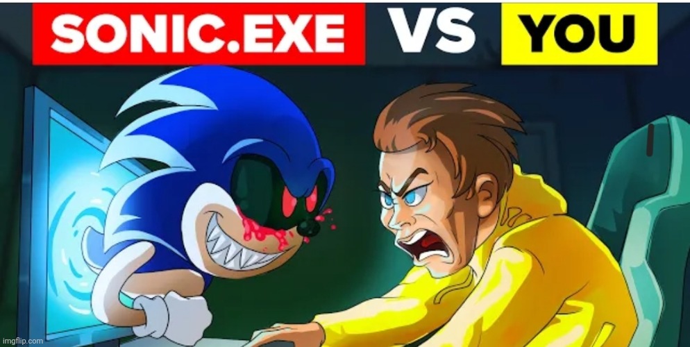 Majin when Vs Sonic.EXE is cancelled - Imgflip