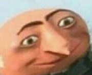 cursed gru Blank Meme Template