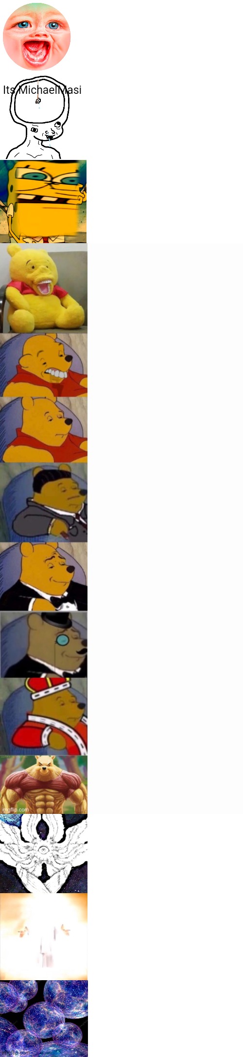 Tuxedo Winnie the Pooh Super Extended | Its MichaelMasi | image tagged in memes,tuxedo winnie the pooh | made w/ Imgflip meme maker