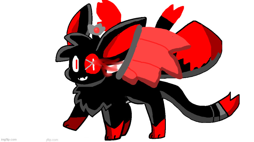 cute blood god sylceon | image tagged in cute blood god sylceon | made w/ Imgflip meme maker