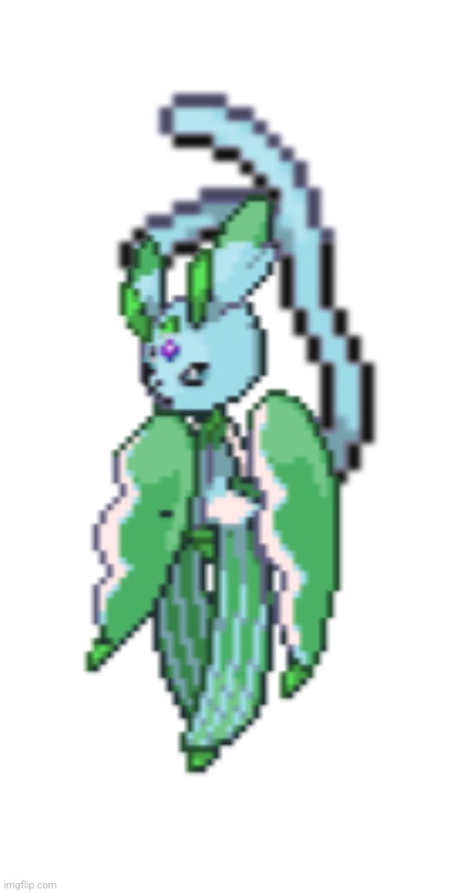 Final Fusion Design- emerald_esrantis (will change my username when I actually can) | image tagged in shinyesrantis | made w/ Imgflip meme maker