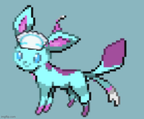 Shiny Sylceon! | image tagged in shiny sylceon | made w/ Imgflip meme maker