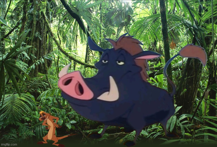 Ayo Timon and Pumbaa hits different | made w/ Imgflip meme maker