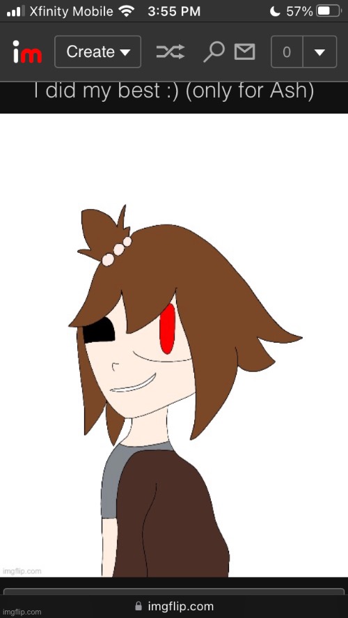 (Not my art) somebody drew this for me! I’ll put their username in the comments.GO FOLLOW THEM NOW. | image tagged in art | made w/ Imgflip meme maker