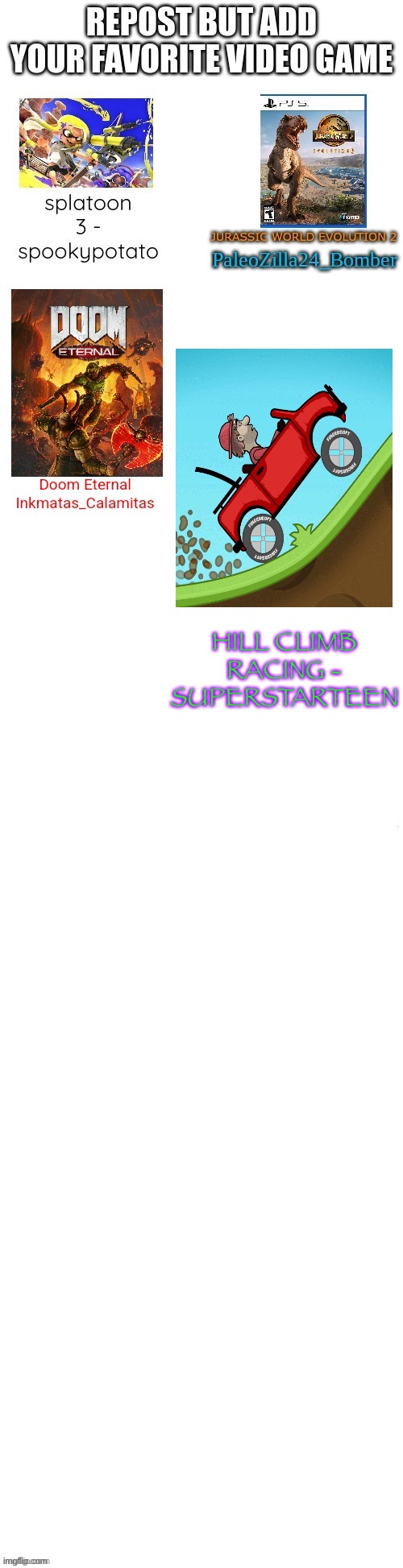 Childhood | HILL CLIMB RACING - SUPERSTARTEEN | made w/ Imgflip meme maker