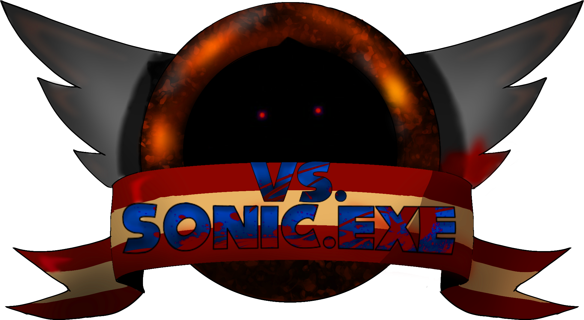 FNF vs Sonic.exe v2 logo Blank Template - Imgflip