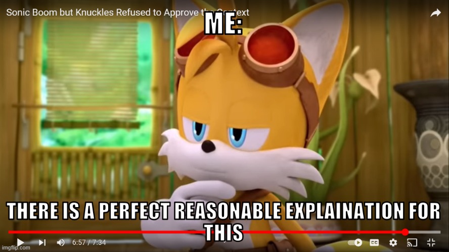 Tails Questioning Life | image tagged in tails questioning life | made w/ Imgflip meme maker