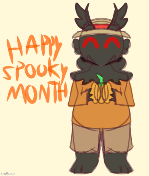 mothman in october clothing, best idea ive had yet (my art) | image tagged in furry,art,drawings,moths,spooky month,october | made w/ Imgflip meme maker