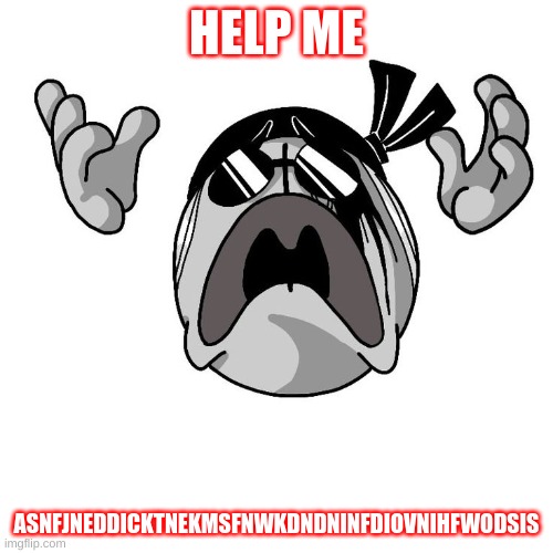 help me my life sucks | HELP ME; ASNFJNEDDICKTNEKMSFNWKDNDNINFDIOVNIHFWODSIS | image tagged in sanford crying | made w/ Imgflip meme maker