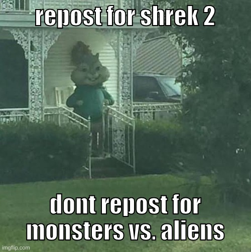 monkes, cards, or anything related = you are a zoophilic femboy furry | repost for shrek 2; dont repost for monsters vs. aliens | image tagged in memes,funny,stalking theodore,repost,shrek,monsters vs aliens | made w/ Imgflip meme maker