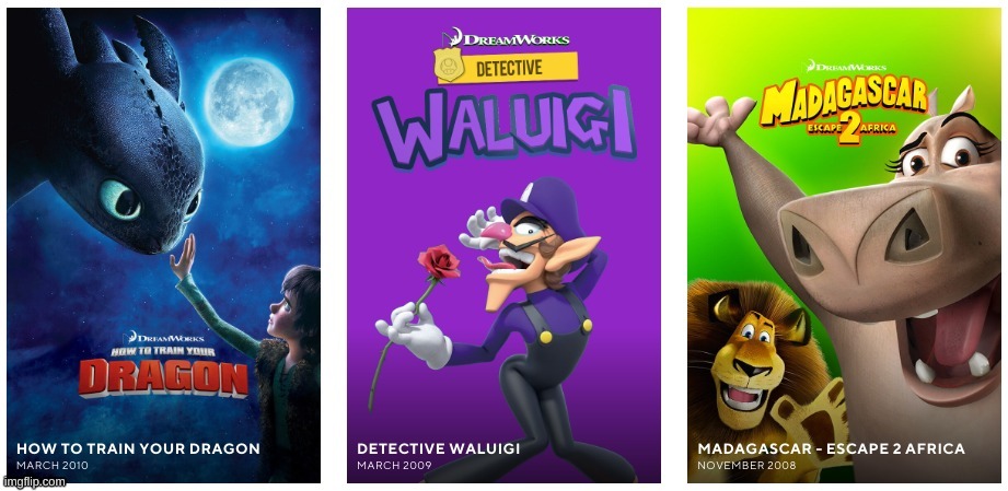 oh thank god | image tagged in memes,funny,waluigi,dreamworks,monsters vs aliens never happened,monsters vs aliens | made w/ Imgflip meme maker