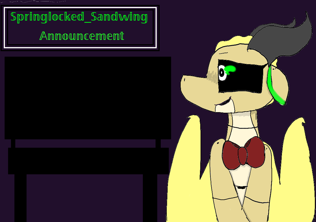 Springlocked_Sandwing Announcement Temp Blank Meme Template