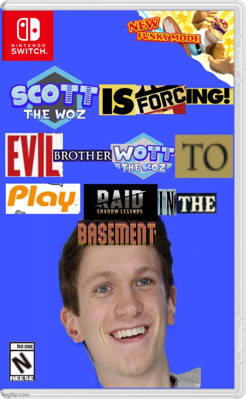My first attempt at an expand dong | image tagged in expand dong,scott the woz,wott the scoz,nintendo switch,new funky mode | made w/ Imgflip meme maker