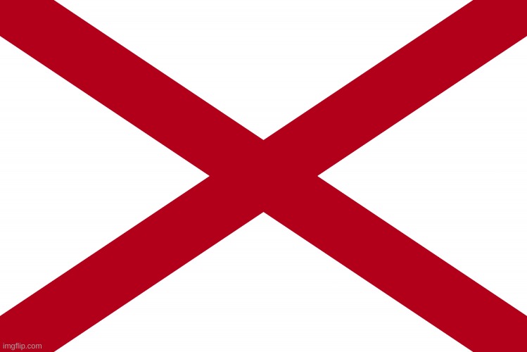 Alabama State Flag | image tagged in alabama state flag | made w/ Imgflip meme maker