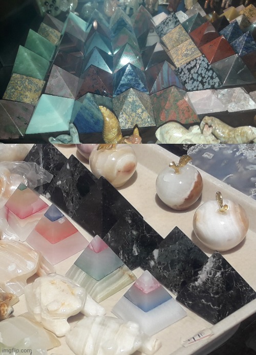 Crystal pyramids | made w/ Imgflip meme maker