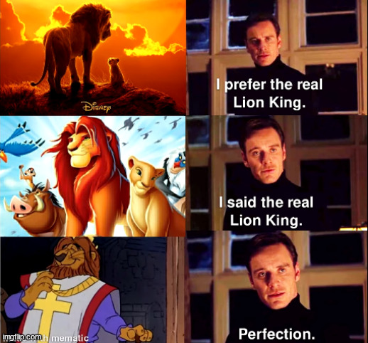 lions | image tagged in upgraded to perfection | made w/ Imgflip meme maker