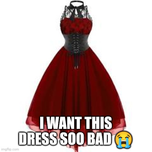 I really want this but I'm broke | I WANT THIS DRESS SOO BAD 😭 | made w/ Imgflip meme maker