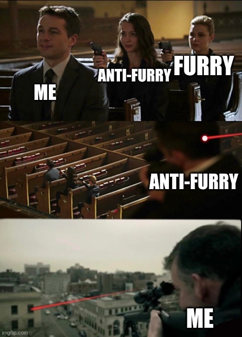 Assasination chain | ME ANTI-FURRY FURRY ANTI-FURRY ME | image tagged in assasination chain | made w/ Imgflip meme maker