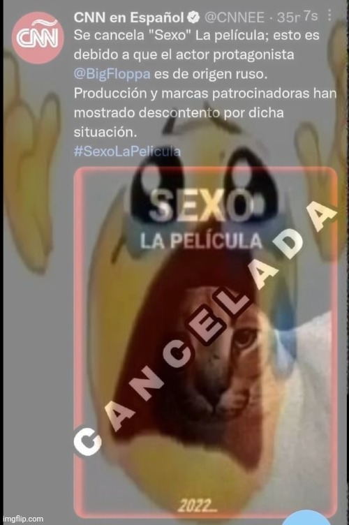 Noooo Sexo La PelÍcula Got Cancelled Imgflip 3886
