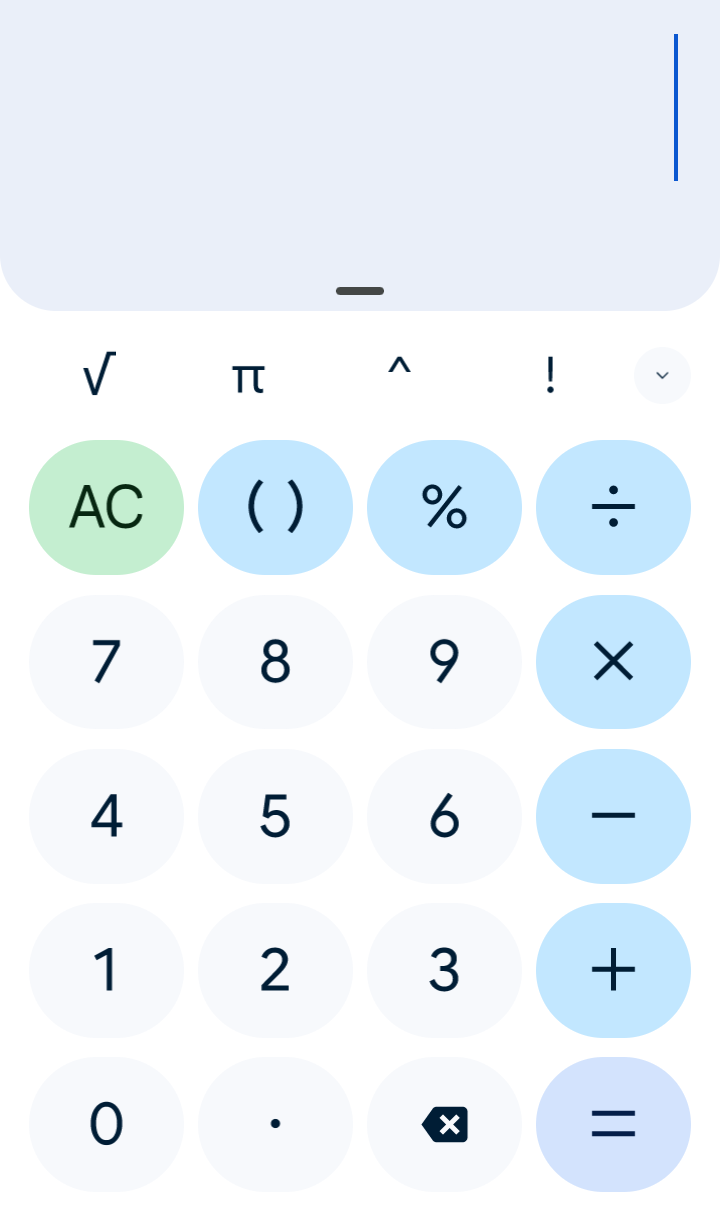High Quality Phone calculator Blank Meme Template