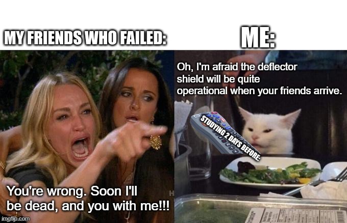 Time to Cheat | MY FRIENDS WHO FAILED: ME: STUDYING 2 DAYS BEFORE: | image tagged in test | made w/ Imgflip meme maker