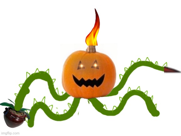 Carvie (level 5 pumpkin enemy) | image tagged in blank white template | made w/ Imgflip meme maker