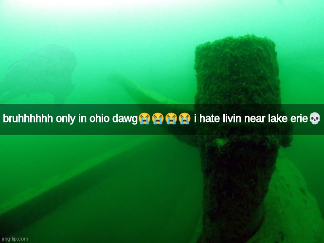 bruhhhhhh only in ohio dawg😭😭😭😭 i hate livin near lake erie💀 | made w/ Imgflip meme maker