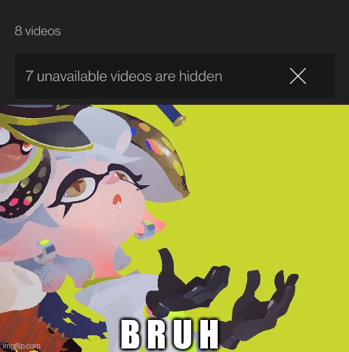B R U H | image tagged in bruh but it's marie | made w/ Imgflip meme maker