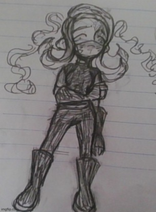 i made a new alt outfit for my oc | image tagged in kill me its so edgy bruhb | made w/ Imgflip meme maker